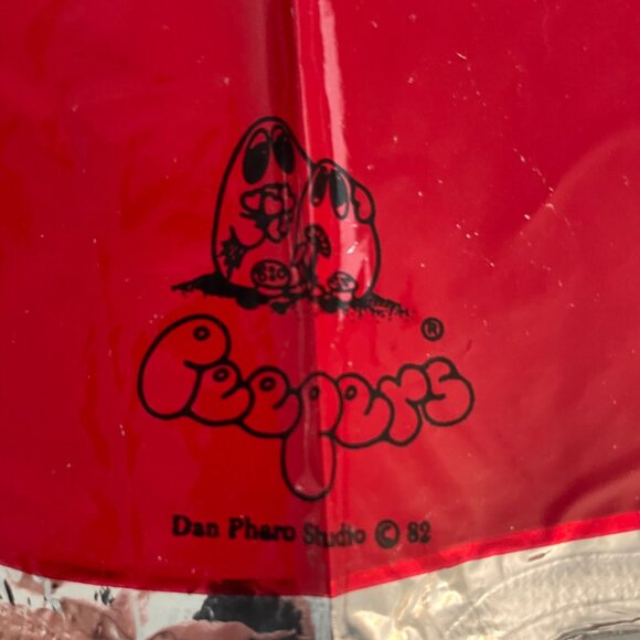 18 Inch I only have eyes for you Peeper red vintage mylar balloon 1982 Foil - Picture 7 of 10